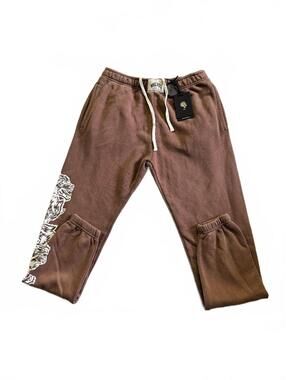 SHE Darc-Wolves Brown Sweatpants Size Small